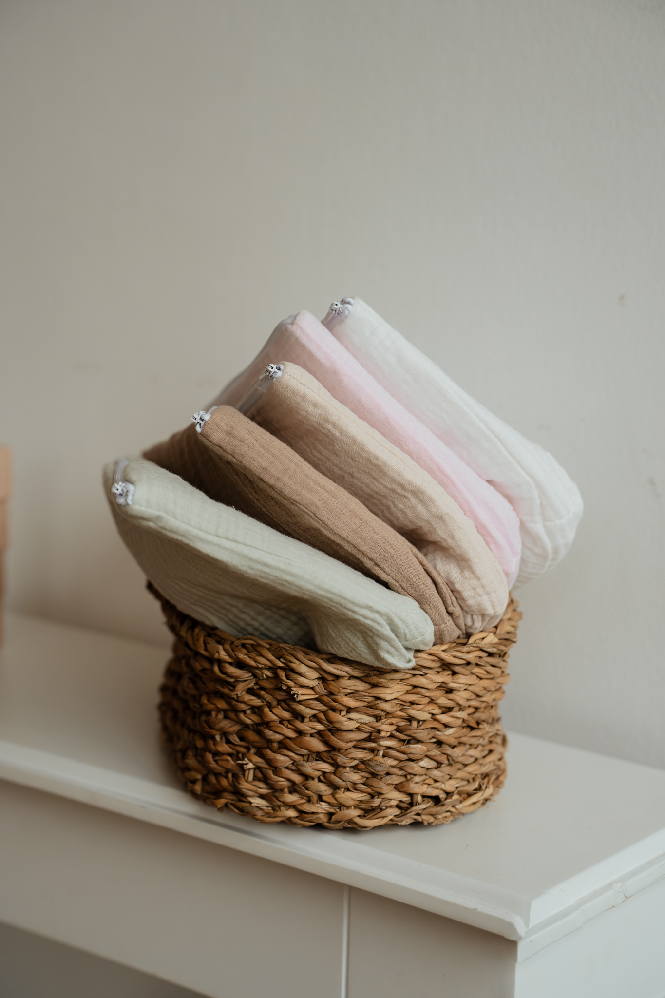 trousse en gaze de coton