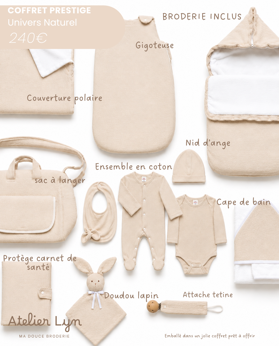 Coffret prestige naturel Atelier lyn Coffret prestige naturel Atelier lyn