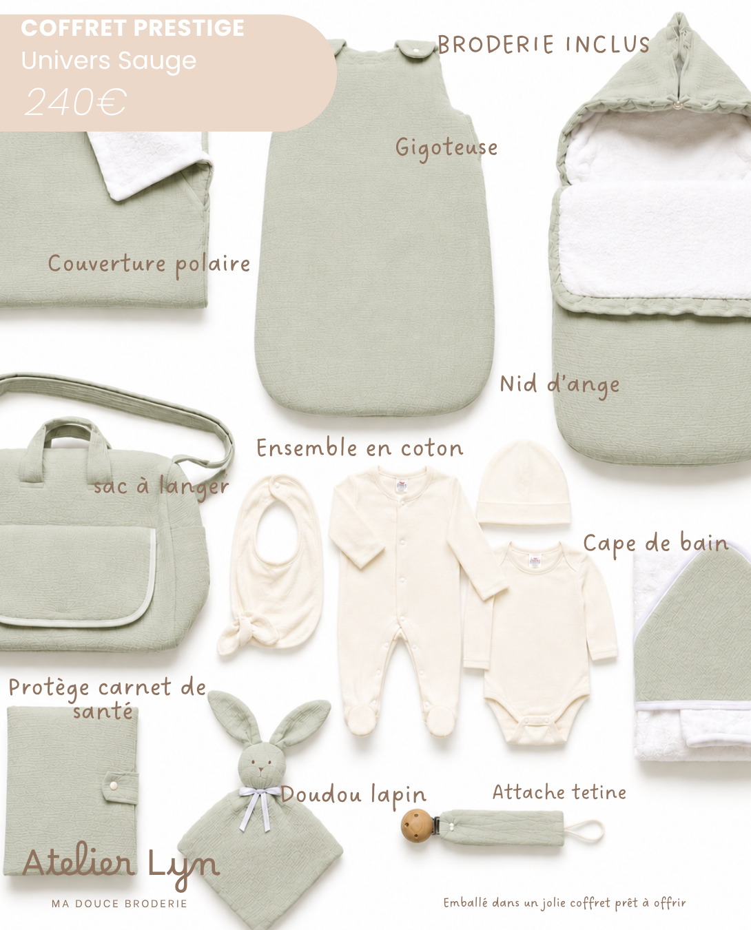 Coffret prestige Sauge Atelier Lyn Coffret prestige Sauge Atelier lyn