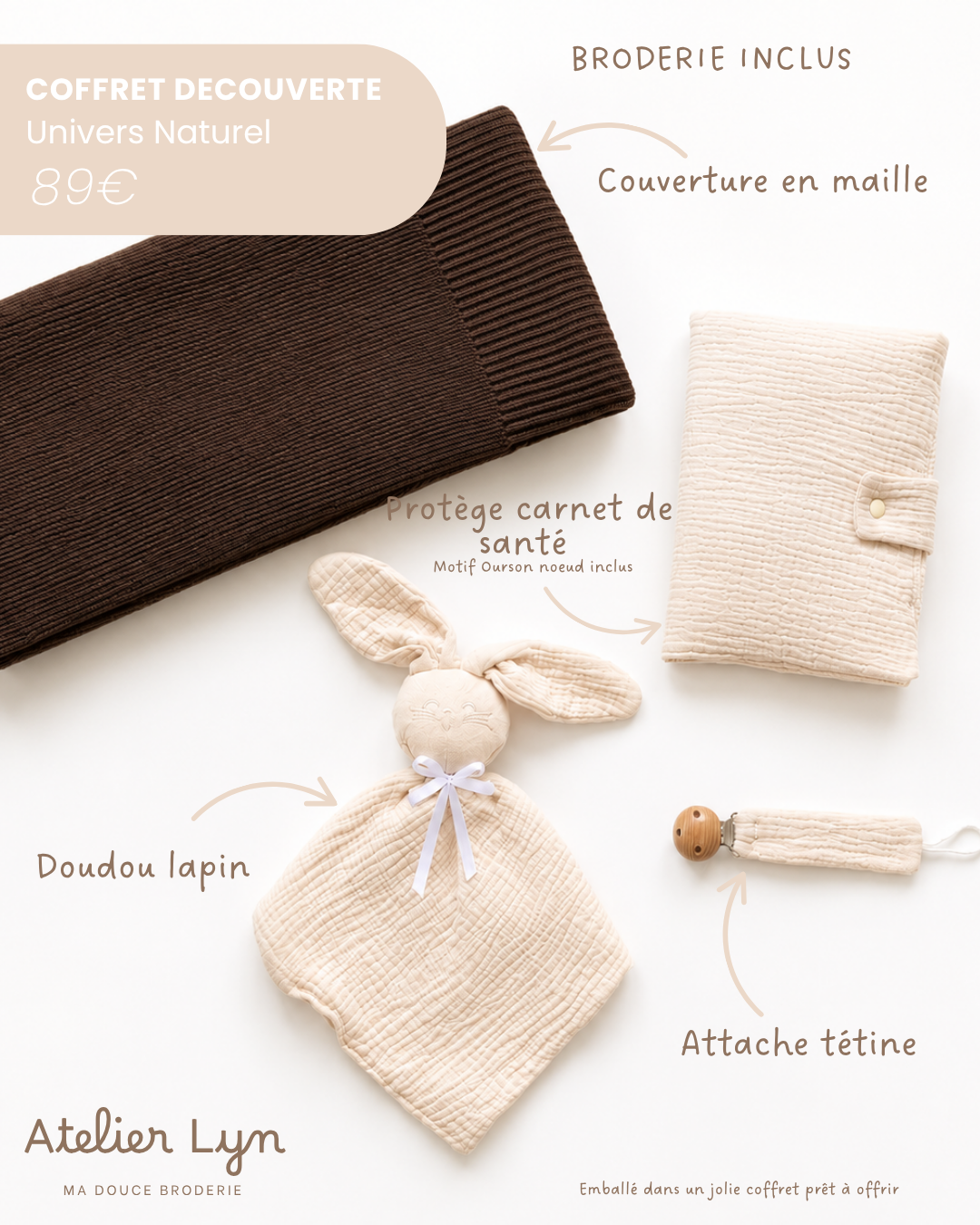 Coffret découverte naturel - atelier lyn Coffret découverte naturel - atelier lyn