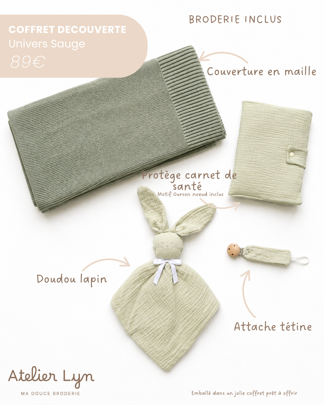 Coffret découverte sauge- atelier lyn Coffret découverte sauge- atelier lyn
